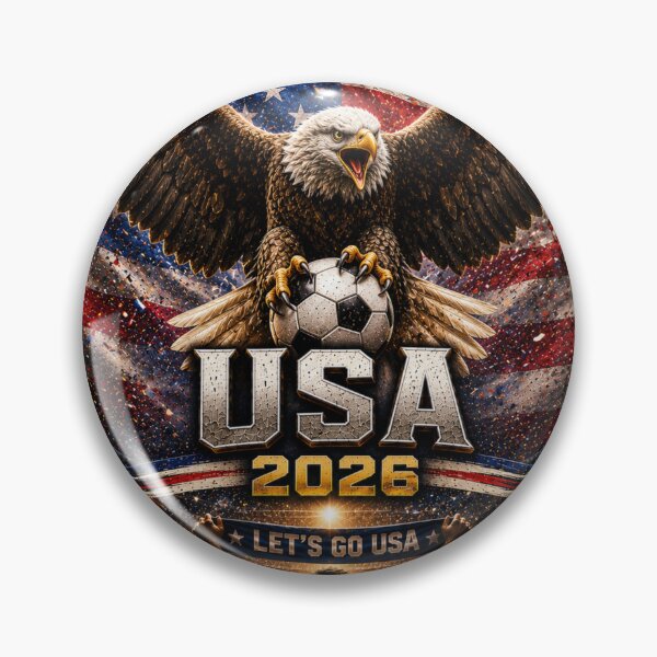 Item preview, USA 2026 Football Supporter | Bald Eagle Soccer Fan Art | World Cup Inspired Design designed and sold by Winetastic-Art.