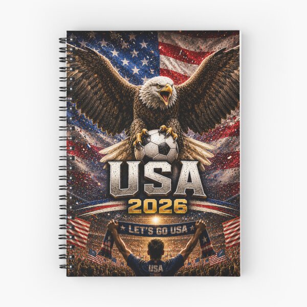 Item preview, USA 2026 Football Supporter | Bald Eagle Soccer Fan Art | World Cup Inspired Design designed and sold by Winetastic-Art.