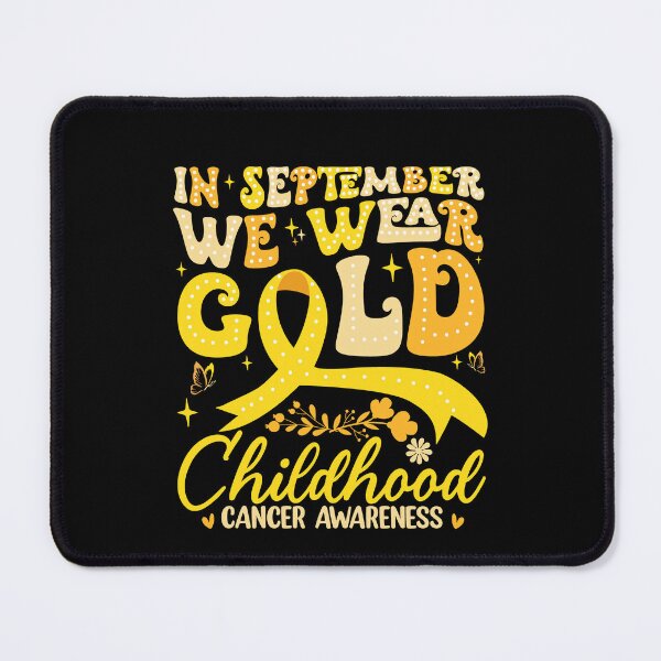 Item preview, In September We Wear Gold Childhood Cancer Awareness Supporter designed and sold by SofenArt.