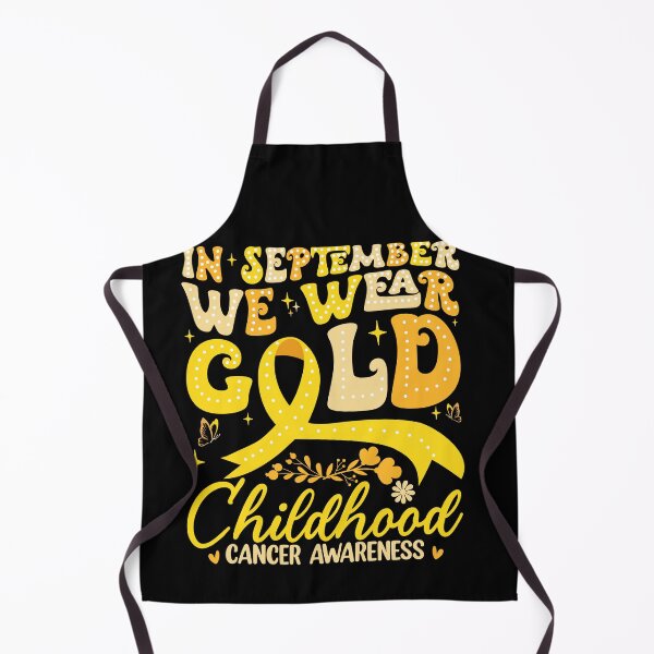 Item preview, In September We Wear Gold Childhood Cancer Awareness Supporter designed and sold by SofenArt.