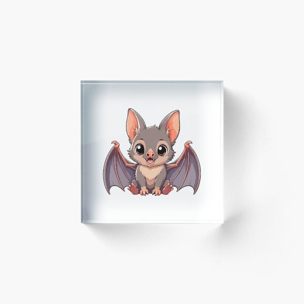 Item preview, Cute Baby Bat Sitting Cartoon designed and sold by Krincydigitalart.