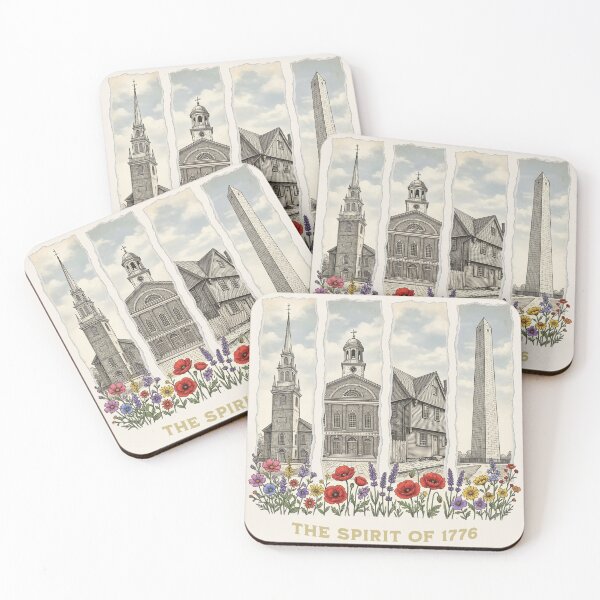 Item preview, The Spirit of 1776 Boston Freedom Trail Historic Landmarks designed and sold by legacylivingshop.