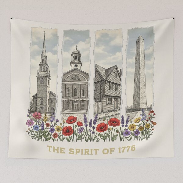 Item preview, The Spirit of 1776 Boston Freedom Trail Historic Landmarks designed and sold by legacylivingshop.