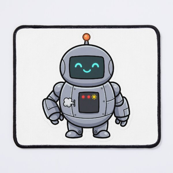Item preview, Cute Retro Robot Malfunction Kawaii Funny Sci Fi Character designed and sold by how-is-design.