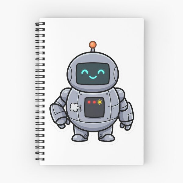 Item preview, Cute Retro Robot Malfunction Kawaii Funny Sci Fi Character designed and sold by how-is-design.