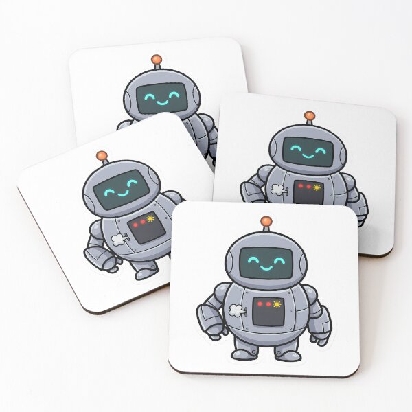 Item preview, Cute Retro Robot Malfunction Kawaii Funny Sci Fi Character designed and sold by how-is-design.