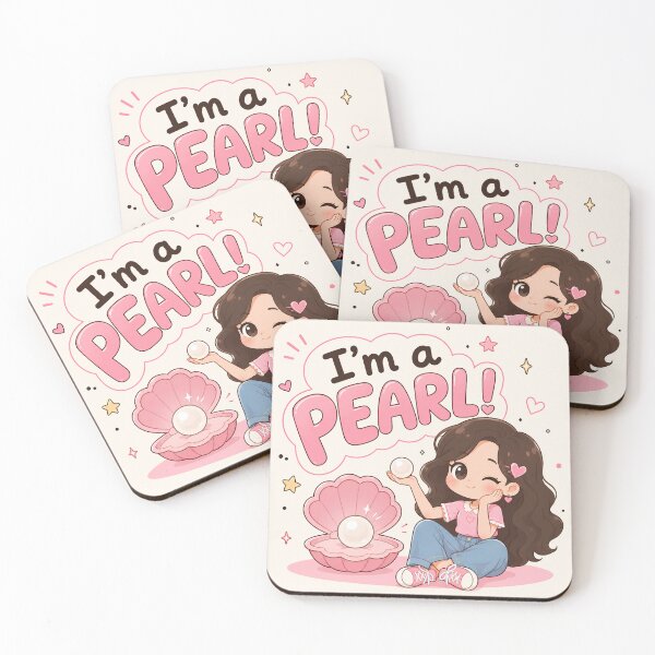 Item preview, I'm a PEARL! Cute Pearl Girl Kawaii Illustration designed and sold by jomanadesigns.