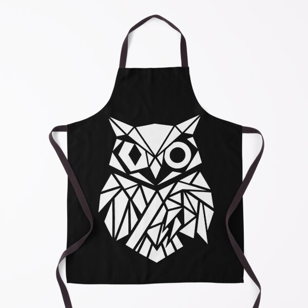 Item preview, Geometric Owl White Low Poly Geometric Wildlife Graphic Vintry Off designed and sold by VintryOff.