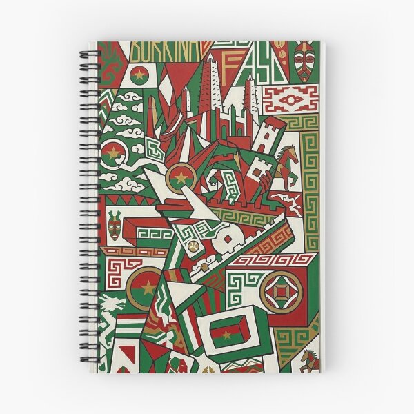 Item preview, **Title:** > Burkina Faso Cubist Art Poster – African Art Wall Decoration – ZK PRO designed and sold by zalakopro.