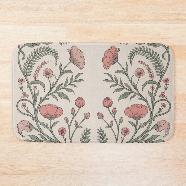 Item preview, Art Nouveau Wildflower Botanical Print – Vintage Floral Cottagecore Wall Art designed and sold by Tamas Das.