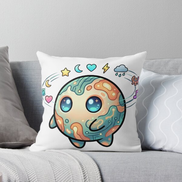 Item preview, Cute Cosmic Planet Character designed and sold by CuteRage.