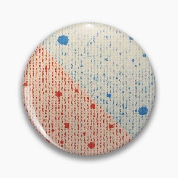 Item preview, Abstract Diagonal Divide - Red and Blue Ink Splatter Pattern designed and sold by angelisart.
