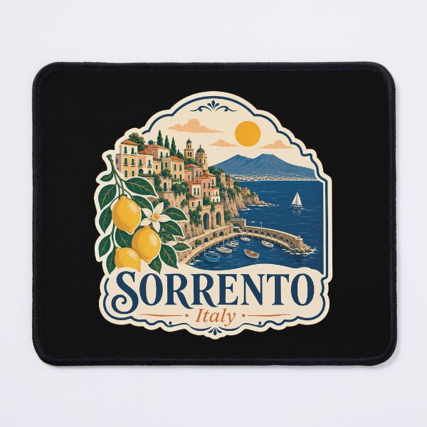 Item preview, Explore Sorrento Italy Mediterranean Paradise Decal designed and sold by turtlestart.