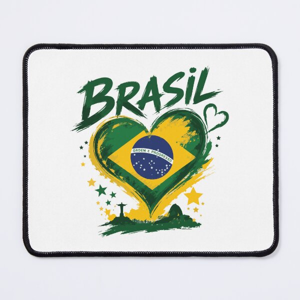 Item preview, Brazil Flag T-Shirt designed and sold by Artimax-Studio.