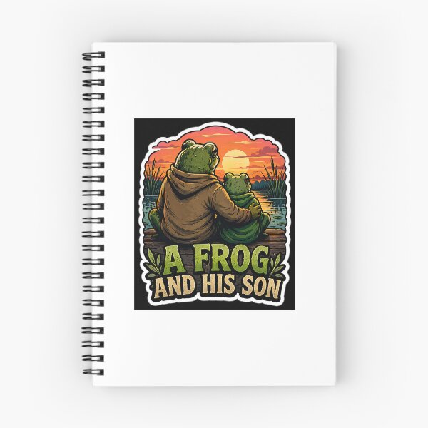 Item preview, A Frog and His Son iPhone Case | Cute Father & Son Frog Family Design designed and sold by Deepstudio09.