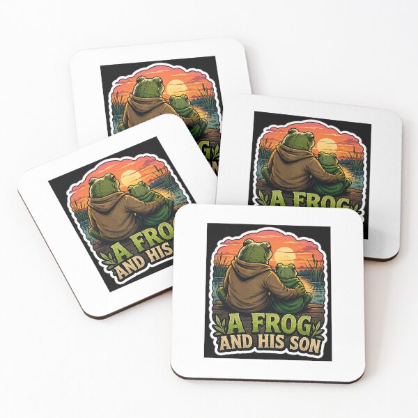 Item preview, A Frog and His Son iPhone Case | Cute Father & Son Frog Family Design designed and sold by Deepstudio09.