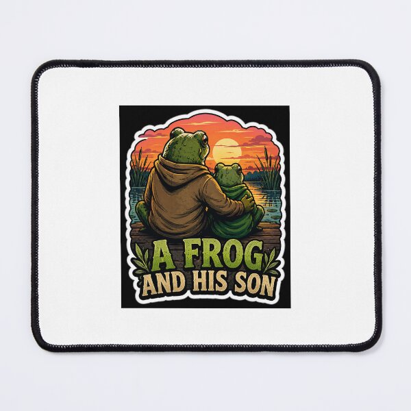 Item preview, A Frog and His Son iPhone Case | Cute Father & Son Frog Family Design designed and sold by Deepstudio09.