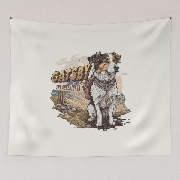 Item preview, Gatsby the Adventurer – Mountain Explorer Dog designed and sold by AngryToro.