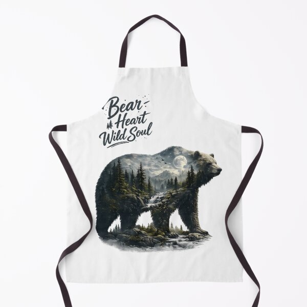 Item preview, Bear Heart Wild Soul – Majestic Bear Nature Design designed and sold by GGAUL.