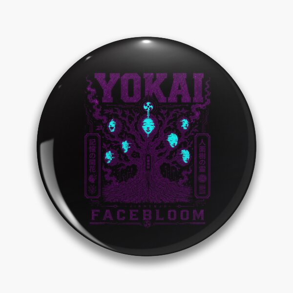 Item preview, Futuristic Jinmenju FaceBloom Cyber Yokai designed and sold by CoolCrazyQuirky.