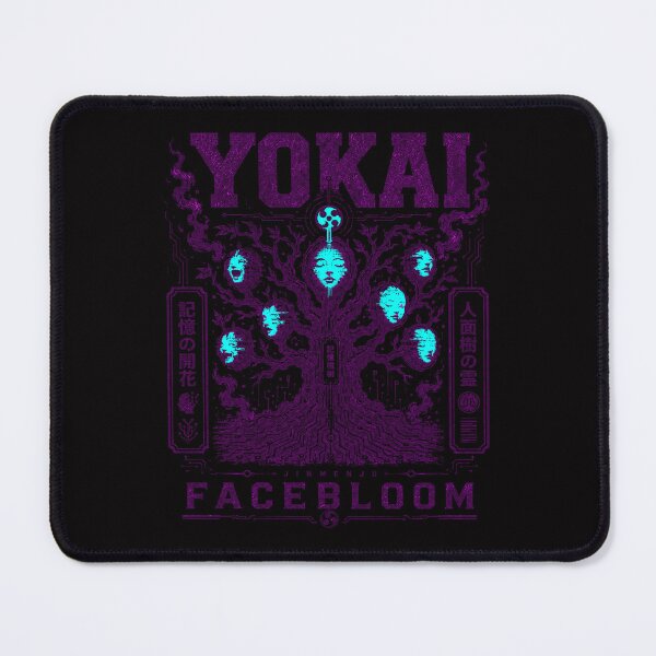 Item preview, Futuristic Jinmenju FaceBloom Cyber Yokai designed and sold by CoolCrazyQuirky.