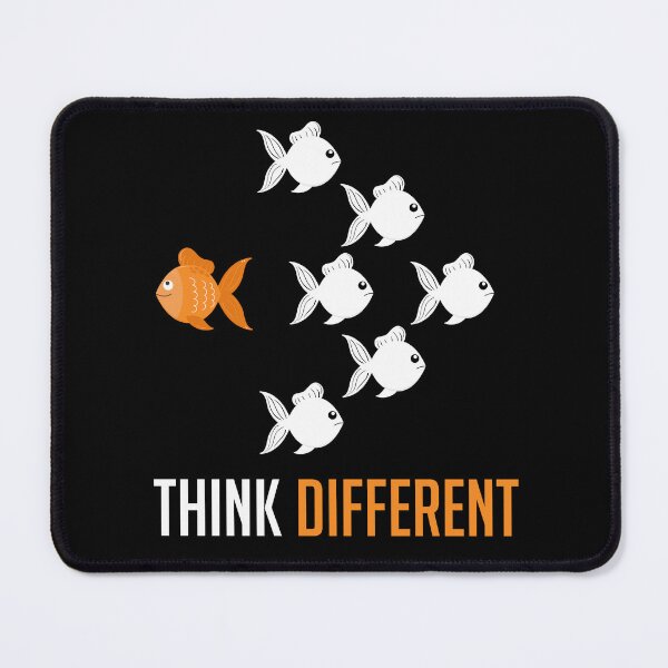 Item preview, Think Different Motivational Quote Art designed and sold by teeperfect.
