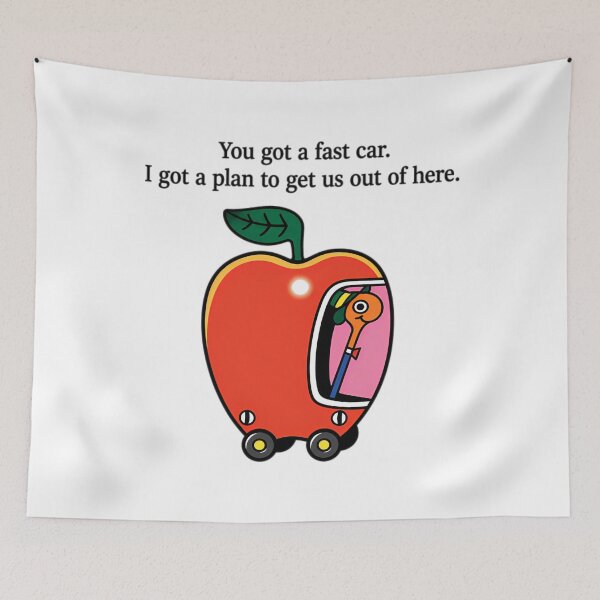 Item preview, Fast Car - Apple Car Driving - We Are All In Our Cars Right Now designed and sold by Malosortin.