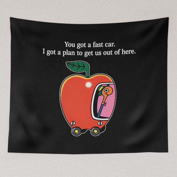 Item preview, We Are All In Our Cars Right Now - Fast Car - Apple Car Driving designed and sold by Malosortin.