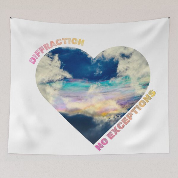 Item preview, Iridescent Pride — Diffraction. No Exceptions.(Dark Tee Version) designed and sold by Feral Vibes.