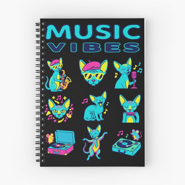 Item preview,  Sax Sphynx - Music Cat Sticker Pack - Tee - Light Version designed and sold by RedStreamStudio.