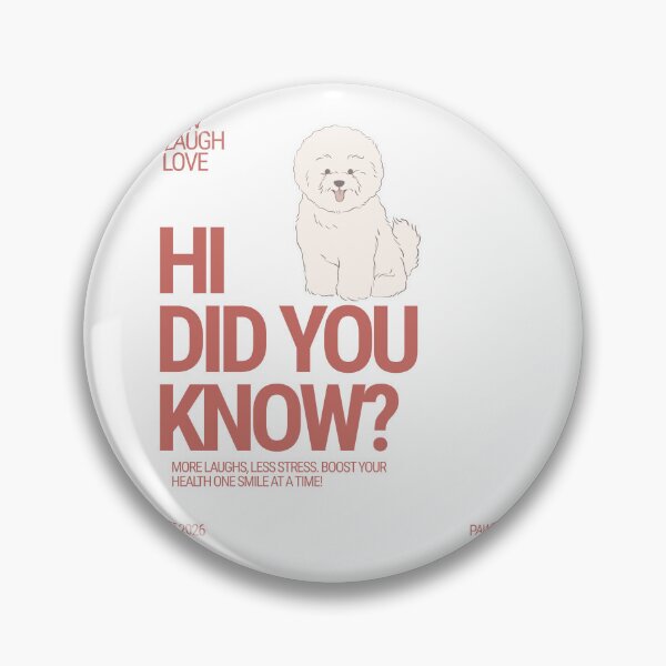 Item preview, Cute Bichon Frise Hi Did You Know Dog Quote designed and sold by SoftAuraStudi0.