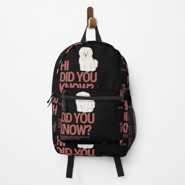 Item preview, Cute Bichon Frise Hi Did You Know Dog Quote designed and sold by SoftAuraStudi0.