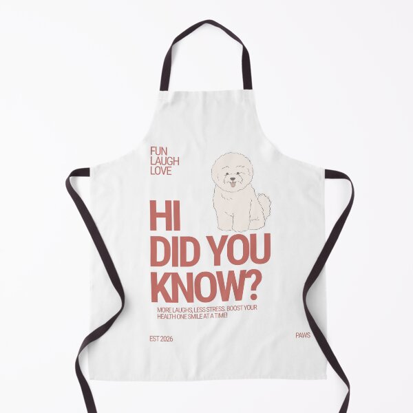 Item preview, Cute Bichon Frise Hi Did You Know Dog Quote designed and sold by SoftAuraStudi0.