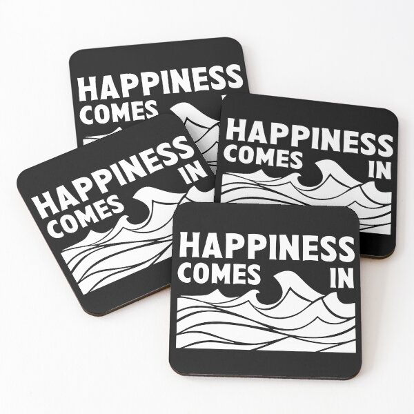 Item preview, Happiness Comes In Waves Quote  designed and sold by teeperfect.