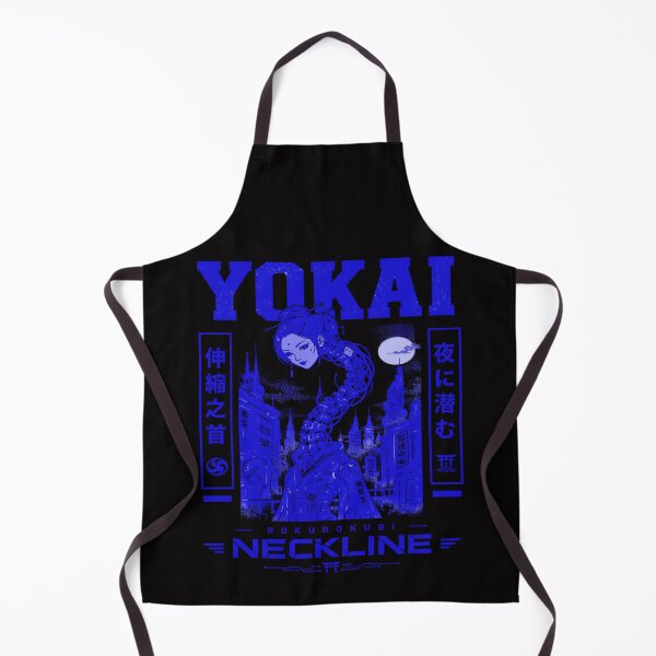 Item preview, Futuristic Rokurokubi Neckline Cyber Yokai designed and sold by CoolCrazyQuirky.