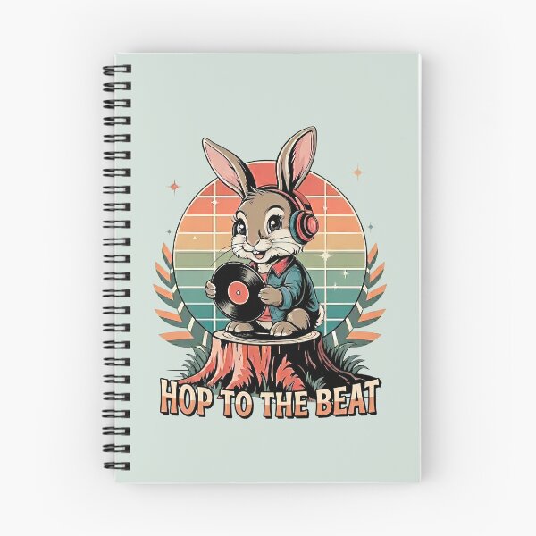Item preview, Retro DJ Bunny with Vinyl Record   - World Music Day designed and sold by Art-Arcade6.