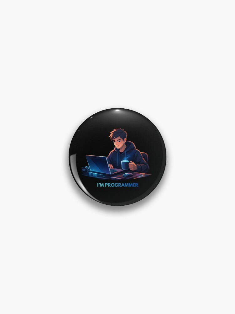 Thumbnail 1 von 3, Button, Ich bin Programmierer designt und verkauft von Recezio.