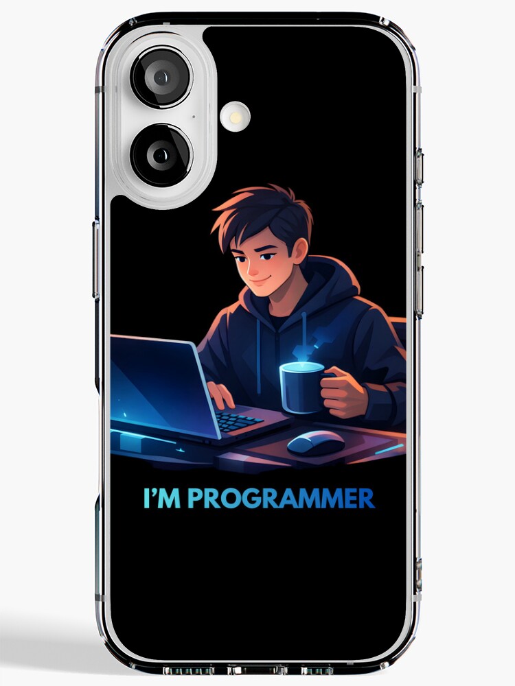 Thumbnail 1 of 5, iPhone Case, I’m Programmer designed and sold by Recezio.