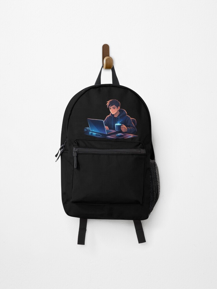 Thumbnail 1 of 3, Backpack, I’m Programmer designed and sold by Recezio.