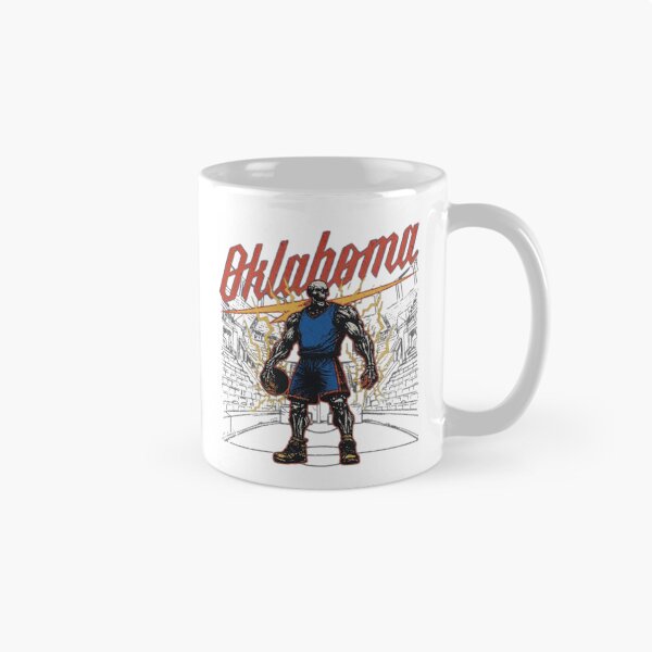 Item preview, Oklahoma Thunder Warrior Poster Design Today Graphic Art designed and sold by HenriettFLander.