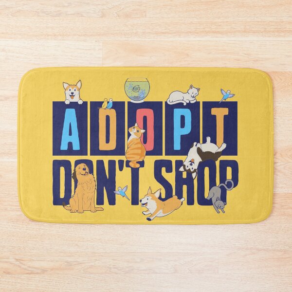Item preview, Adopt Don’t Shop – Cute Animal Letters designed and sold by AngryToro.