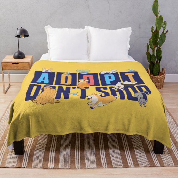Item preview, Adopt Don’t Shop – Cute Animal Letters designed and sold by AngryToro.