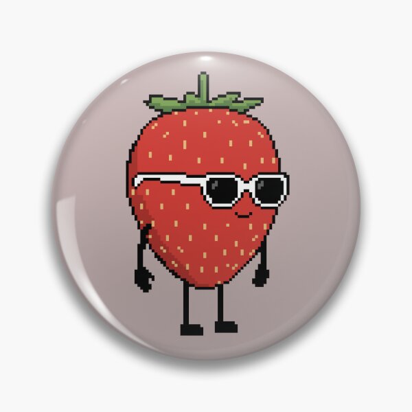 Item preview, Strawberry Pixel designed and sold by White Rim Mates.