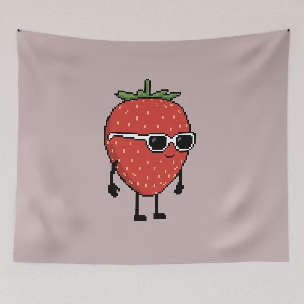 Item preview, Strawberry Pixel designed and sold by White Rim Mates.