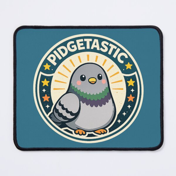 Item preview, Pidgetastic Cute Pigeon Badge designed and sold by ChirpInc.