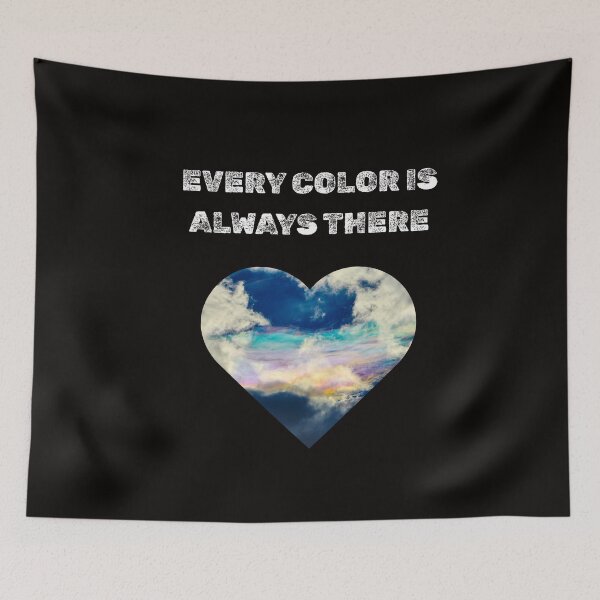 Item preview, Every Color is Always There (Dark tee Version) designed and sold by Feral Vibes.