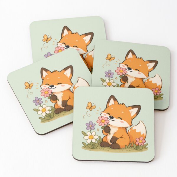 Item preview, Cute Springtime Fox designed and sold by MellowMunchkins.