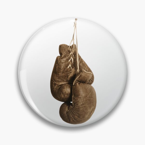 Item preview, Vintage Leather Boxing Gloves - Old School Gym Aesthetic designed and sold by Melian Vintage.