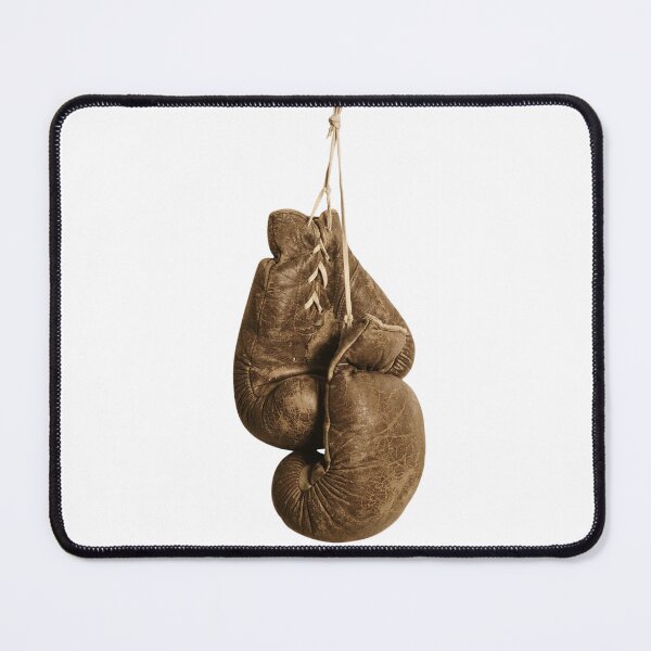 Item preview, Vintage Leather Boxing Gloves - Old School Gym Aesthetic designed and sold by Melian Vintage.