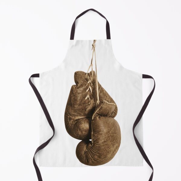 Item preview, Vintage Leather Boxing Gloves - Old School Gym Aesthetic designed and sold by Melian Vintage.